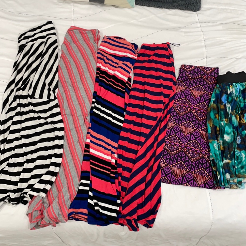 Maxi skirt and A line skirt lot bundle